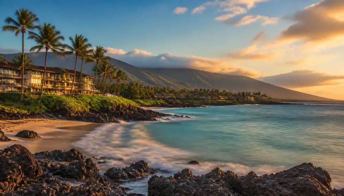 A luxury day spa treatment setting on Maui